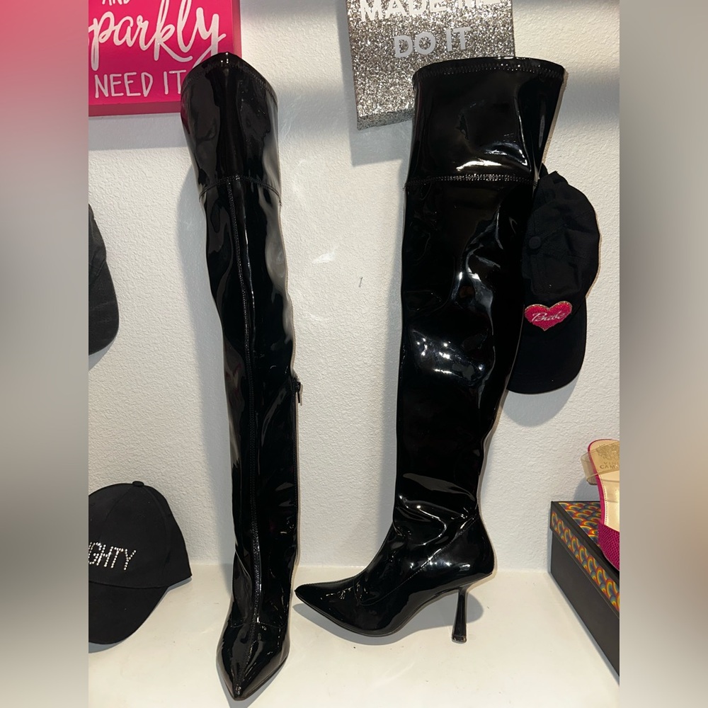 Black Over-the-Knee Boots